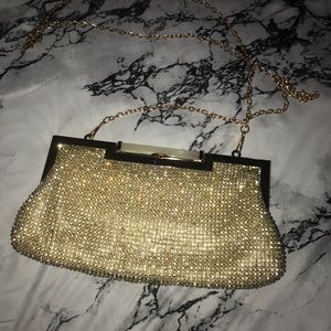 Gold purse/clutch